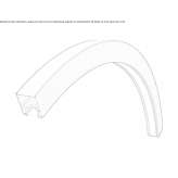 Aluminum linear lighting profile for LED modules Semiana