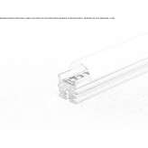 Aluminum linear lighting profile for LED modules Ontigola