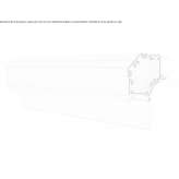Aluminum linear lighting profile for LED modules Bors