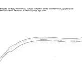 Silicone linear lighting profile for LED modules Anelo