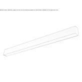 Aluminum linear lighting profile for LED modules Hoogwoud