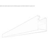 Aluminiowy profil oświetleniowy liniowy do modułów LED Semiana