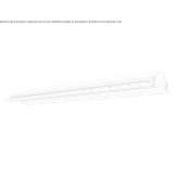 Ceiling aluminum linear lighting profile for LED modules Bors