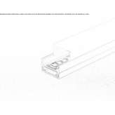 Aluminum linear lighting profile for LED modules Kalbarri