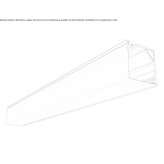 Aluminum linear lighting profile for LED modules Bors