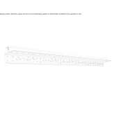 Ceiling aluminum linear lighting profile for LED modules Bors