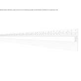 Wall-mounted aluminum linear lighting profile for LED modules Bors