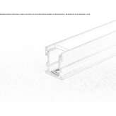 Aluminum linear lighting profile for LED modules Beloomut