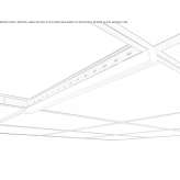 Ceiling aluminum linear lighting profile for LED modules Pilona