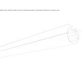 Sufitowy aluminiowy profil oświetleniowy liniowy do modułów LED Bors