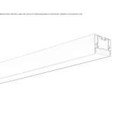 Aluminiowy profil oświetleniowy liniowy do modułów LED Lofer