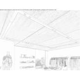 Linear lighting profile mounted to the ceiling Schiers