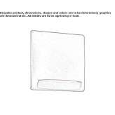 Zewnętrzna aluminiowa lampa schodowa LED do montażu na ścianie Sprundel