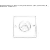 Ceramiczna lampa schodowa LED Headland