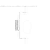 Plaster stair lamp for wall mounting Kaarina
