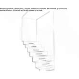 LED stair lamp for wall mounting Ocuituco