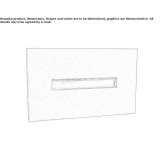 Step lamp made of plasterboard Vargon