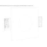 Plaster LED stair lamp for wall mounting Tocoa