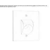 Metal LED stair lamp for wall mounting Wallers