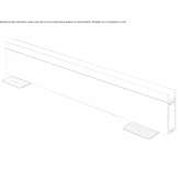 Outdoor LED stair lamp that you can walk on Salins