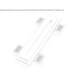 Lampa schodowa LED Cristaly® do montażu na ścianie Sarare