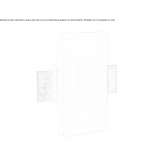 Plaster LED stair lamp for wall mounting Tocoa
