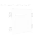 Plaster LED stair lamp for wall mounting Tocoa