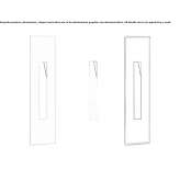 Aluminiowa lampa schodowa LED do montażu na ścianie Lich