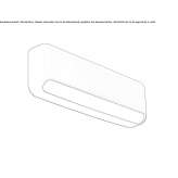 Zewnętrzna aluminiowa lampa schodowa LED do montażu na ścianie Tahoma