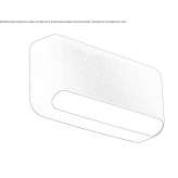 Zewnętrzna aluminiowa lampa schodowa LED do montażu na ścianie Tahoma