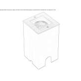 Outdoor LED walkover stair lamp Aveze