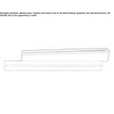 LED stair lamp for wall mounting, outdoor, powder coated, aluminum Ciperez