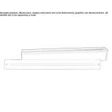 RGB LED stair lamp for wall mounting, powder-coated, aluminum Ciperez