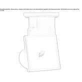 Outdoor aluminum LED stair lamp for wall mounting Ciperez