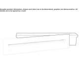 Lampa schodowa LED do montażu na ścianie, zewnętrzna, malowana proszkowo, z aluminium Ciperez