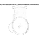 Zewnętrzna aluminiowa lampa schodowa LED do montażu na ścianie Ciperez