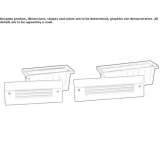 LED stair lamp for wall mounting, outdoor, powder coated, aluminum Jirikov