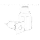 Outdoor LED walkover stair lamp Plasy