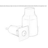 Outdoor LED walkover stair lamp Bleneau