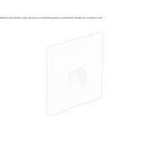 Aluminum LED stair lamp for wall mounting with a dimmer Ottava