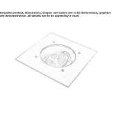 Walkable LED stair lamp, metal stair lamp Sallique