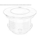 Aluminiowy reflektor do wbudowania LED, zewnętrzny Asvieja
