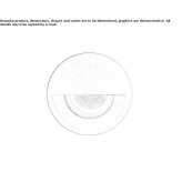 Lampa schodowa LED z anodyzowanego aluminium Bayeux