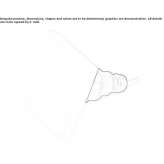 Lampa schodowa z metakrylanu Marulan