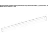 Surface-mounted LED profile with diffused light projection Cabazon