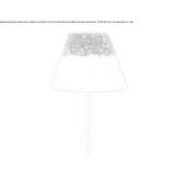 Ceramic lampshade in the shape of a pyramid Icoren