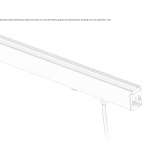 Built-in outdoor metal LED light strip Palma