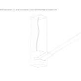 Ceiling spacer for LED strip Ancasti
