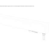 Built-in polycarbonate LED light strip Fontioso