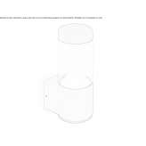 Aluminum LED outdoor wall lamp Zverevo